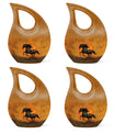 Horse Theme 3 Inch Keepsake Pack of 4
