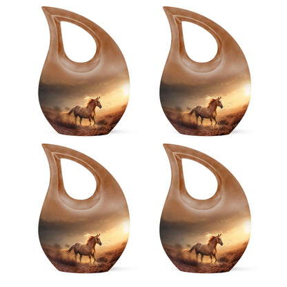 Horse Theme 3 Inch Keepsake Pack of 4