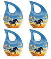 Horse Theme 3 Inch Keepsake Pack of 4