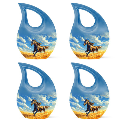 Horse Theme 3 Inch Keepsake Pack of 4