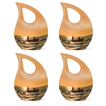 10 inch affordable fishing cremation urn