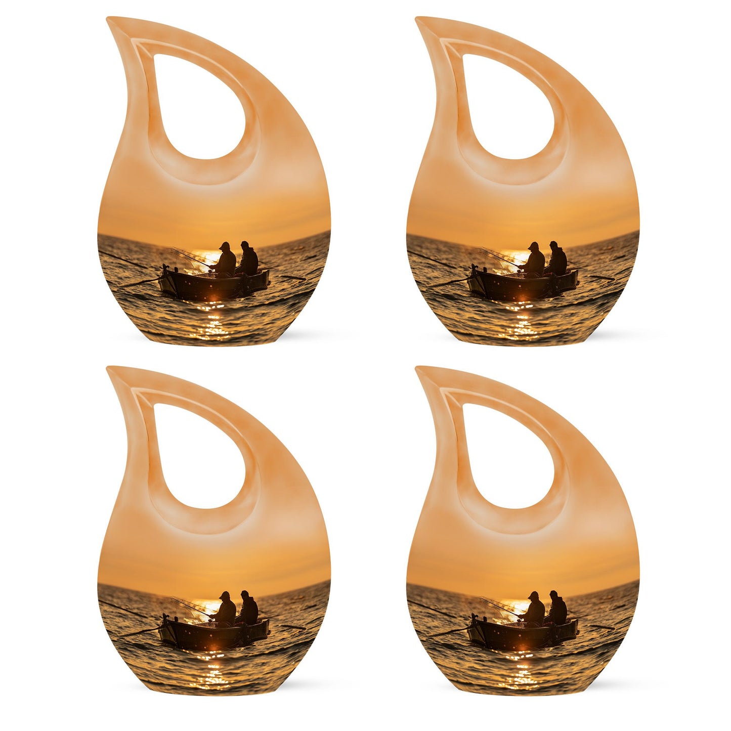 Fishing Theme 3 Inch Keepsake Pack of 4