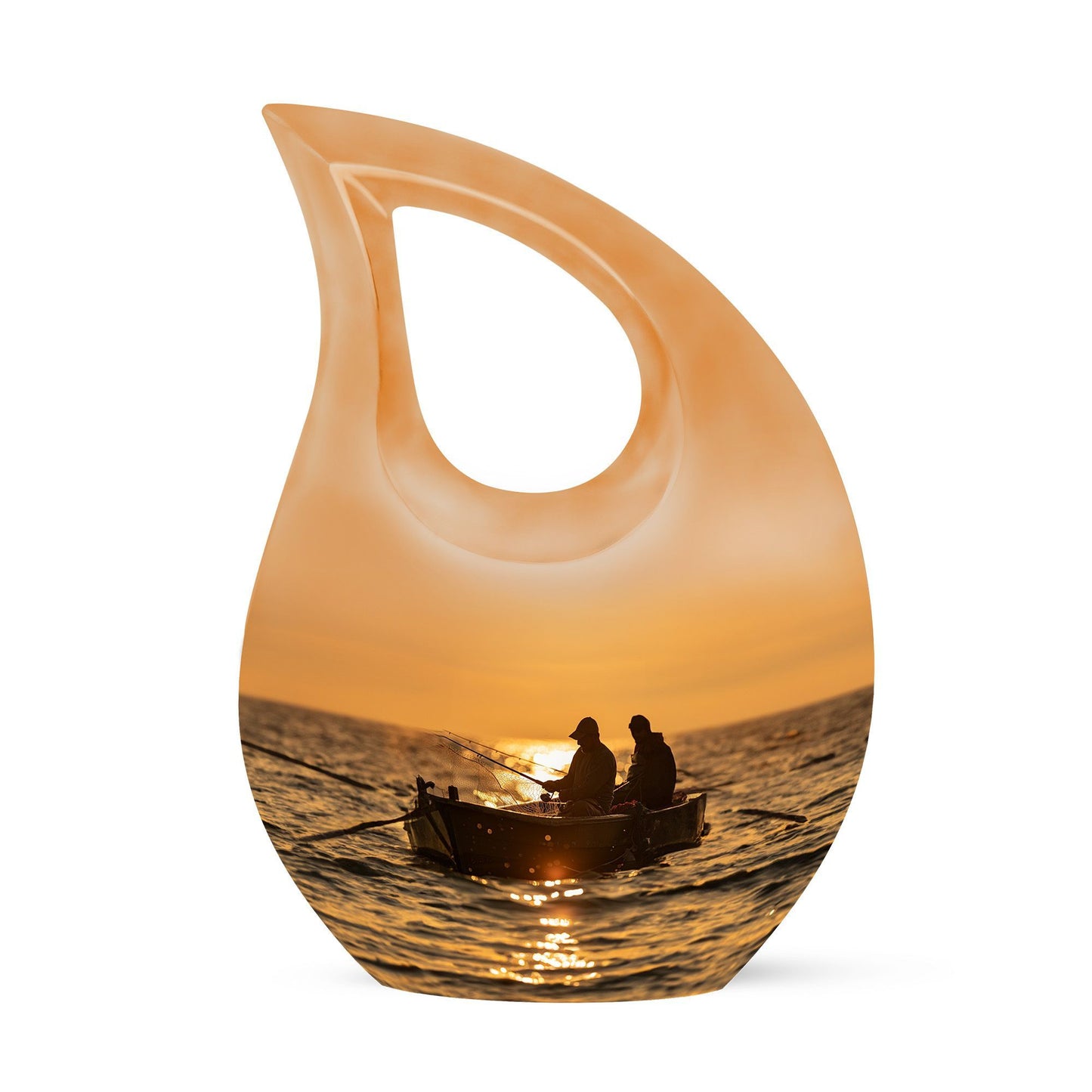 10 inch Cross Drop Fishing Urn