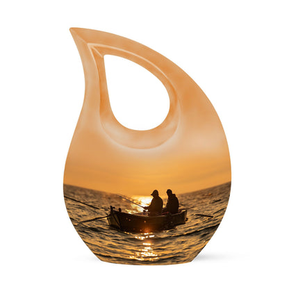 10 inch Cross Drop Fishing Urn