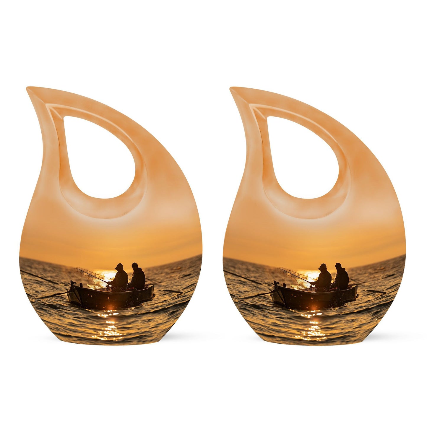 10 inch Cross Drop Fishing Urn