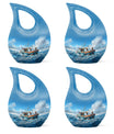 Fishing Theme 3 Inch Keepsake Pack of 4