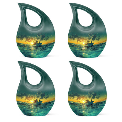 Fishing Theme 3 Inch Keepsake Pack of 4