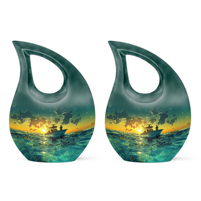 Fishing Theme 3 Inch Keepsake Pack of 2