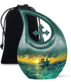 Fishing Urn - Large Cremation Urn for Adult Human Ashes