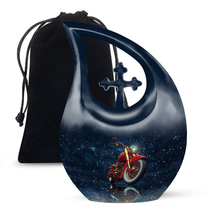 Fishing Theme Large Urn 10 Inch