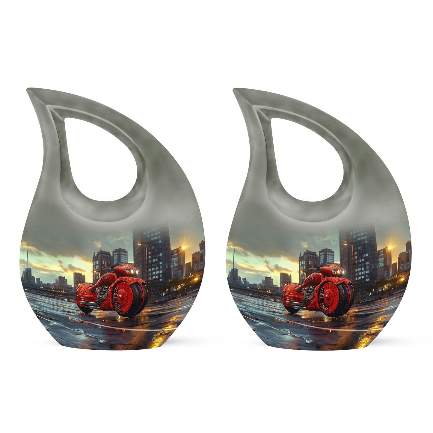Motorcycle Theme 3 Inch Keepsake Pack of 2