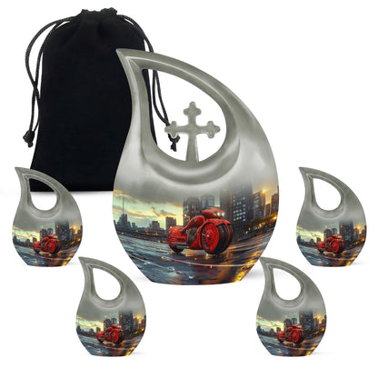 Personalized Religious Keepsake Urn for Loved One - 10-inch, 200 cu in - Yatskia