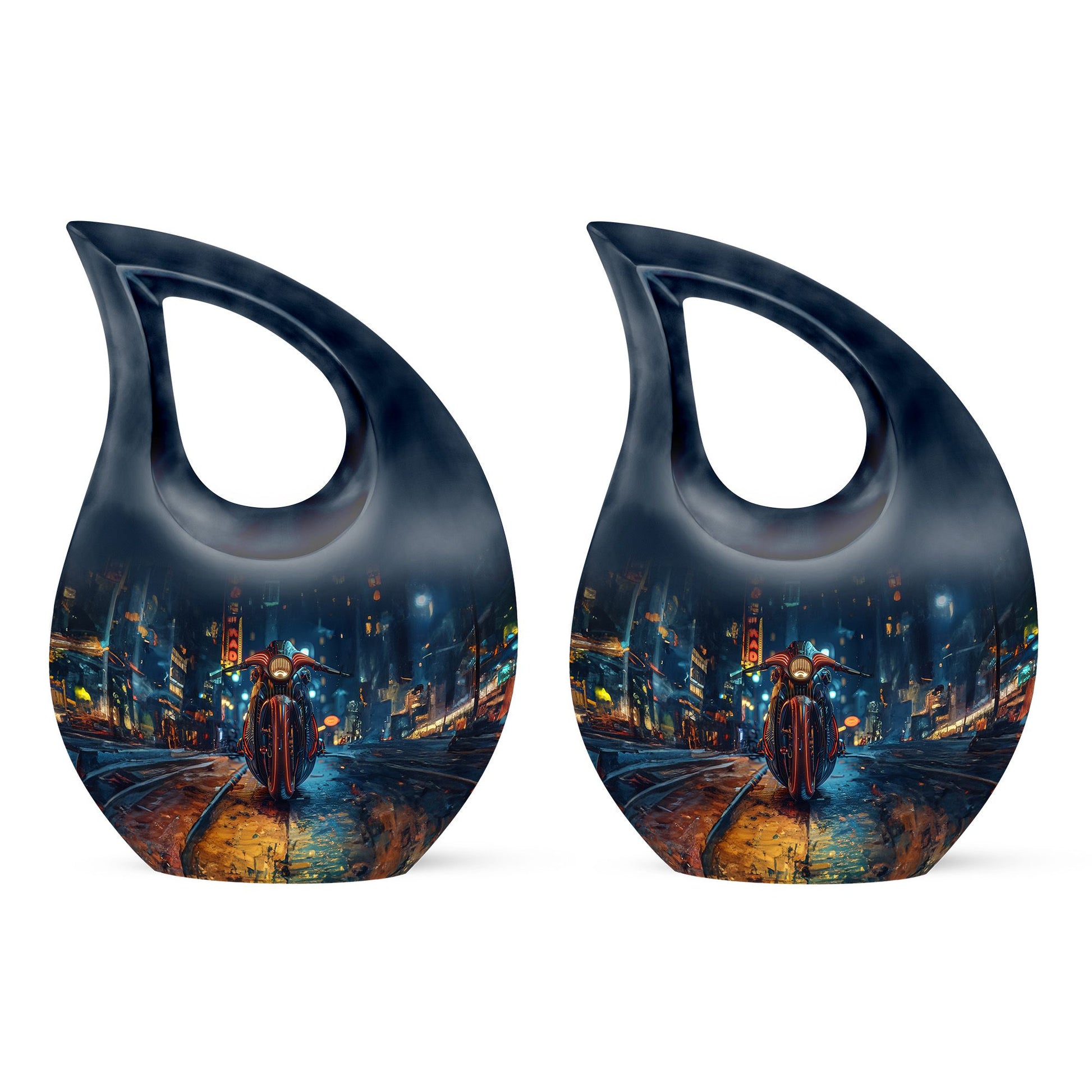 Motorcycle Theme 3 Inch Keepsake Pack of 2