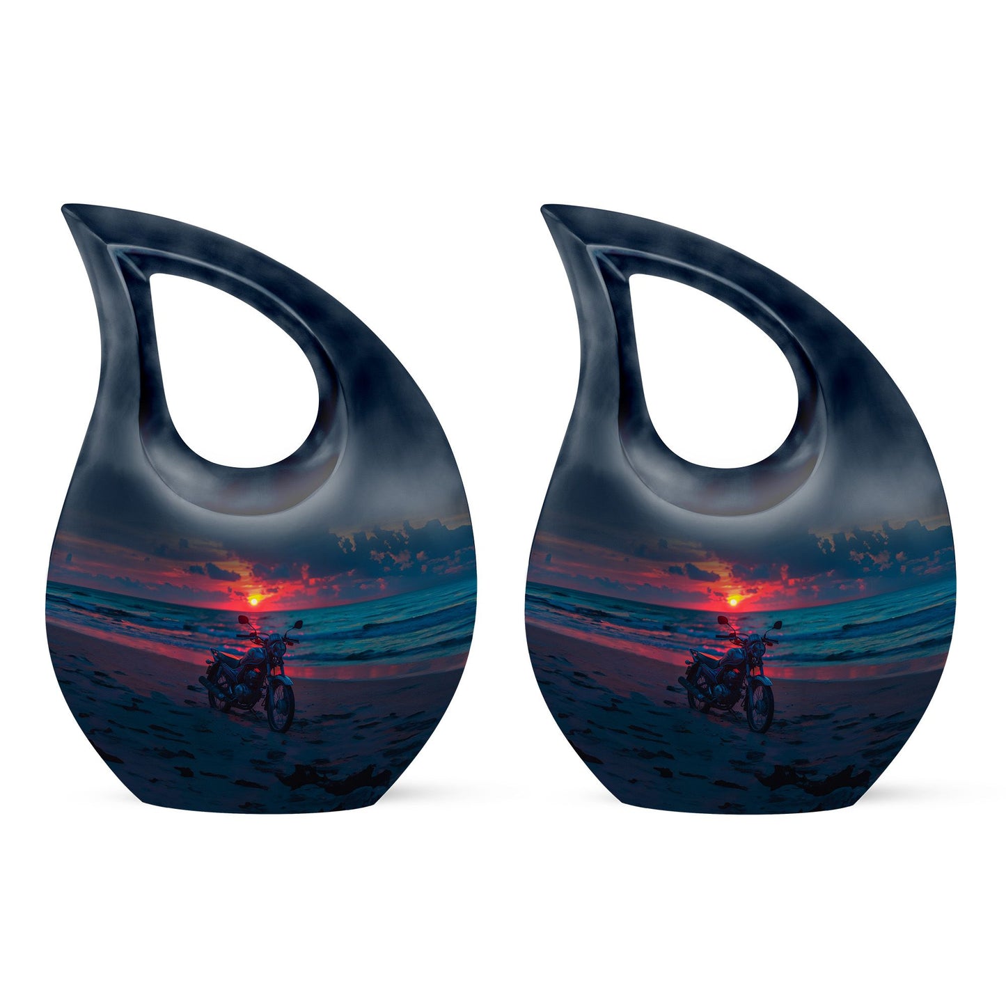 Motorcycle Theme 3 Inch Keepsake Pack of 2