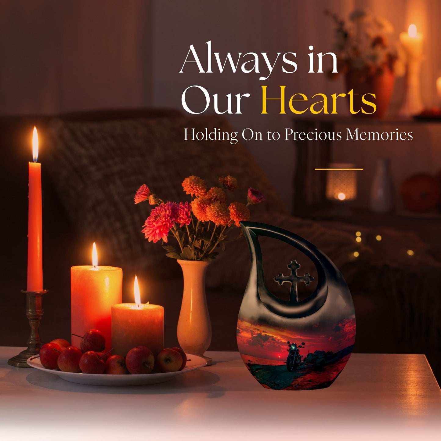 10-inch Motorcycle Urn