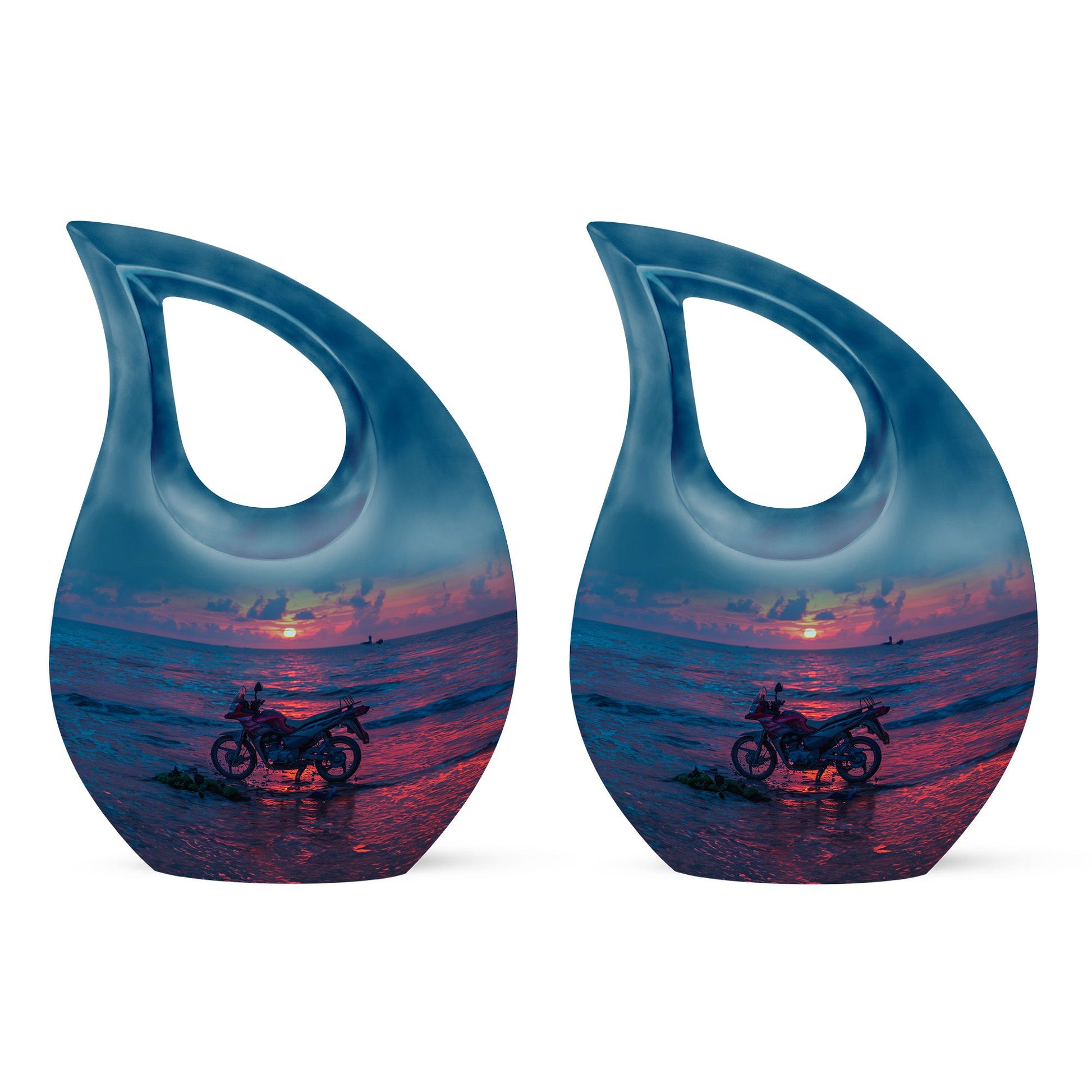 Motorcycle Theme 3 Inch Keepsake Pack of 2