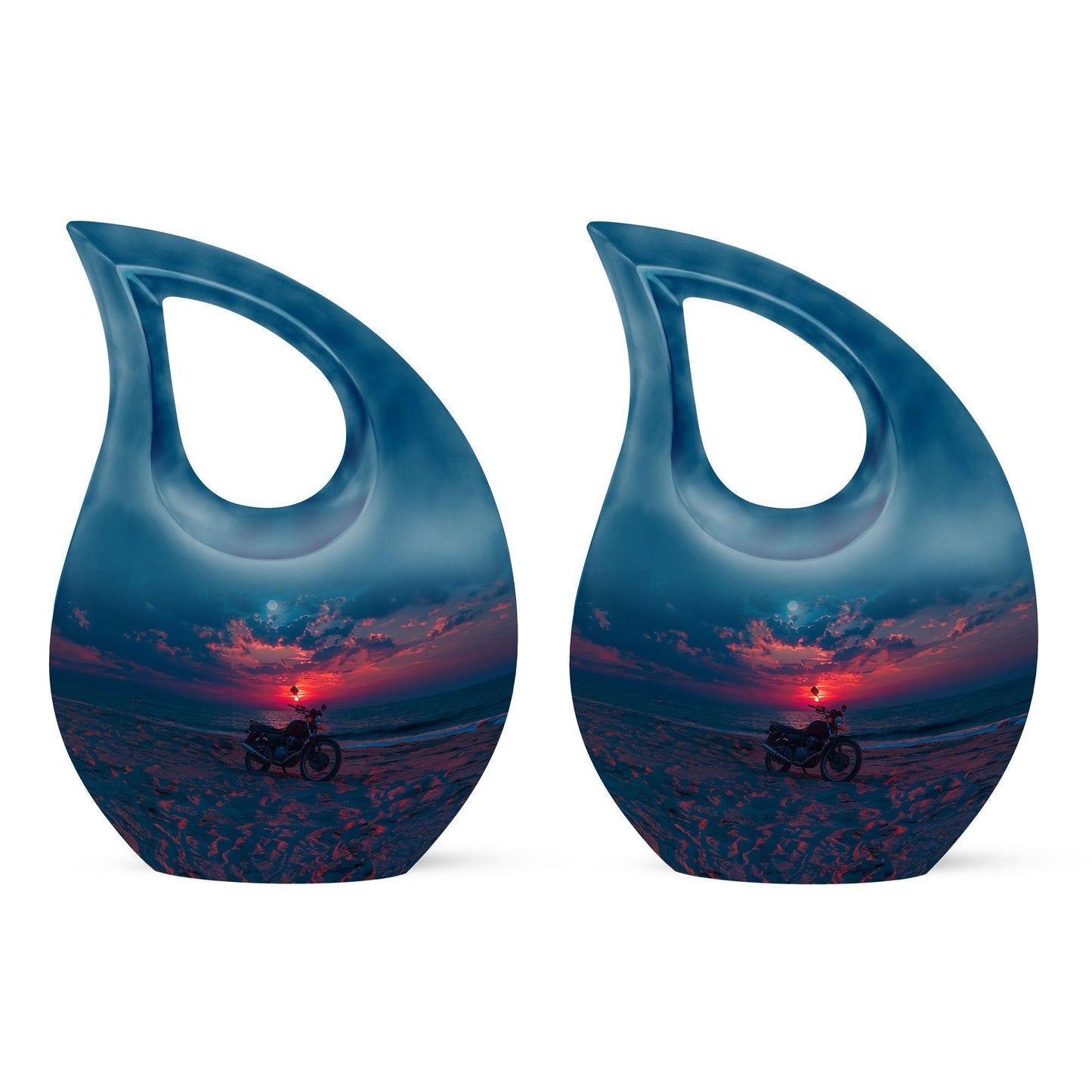 Affordable Motorcycle themed Cremation Urn