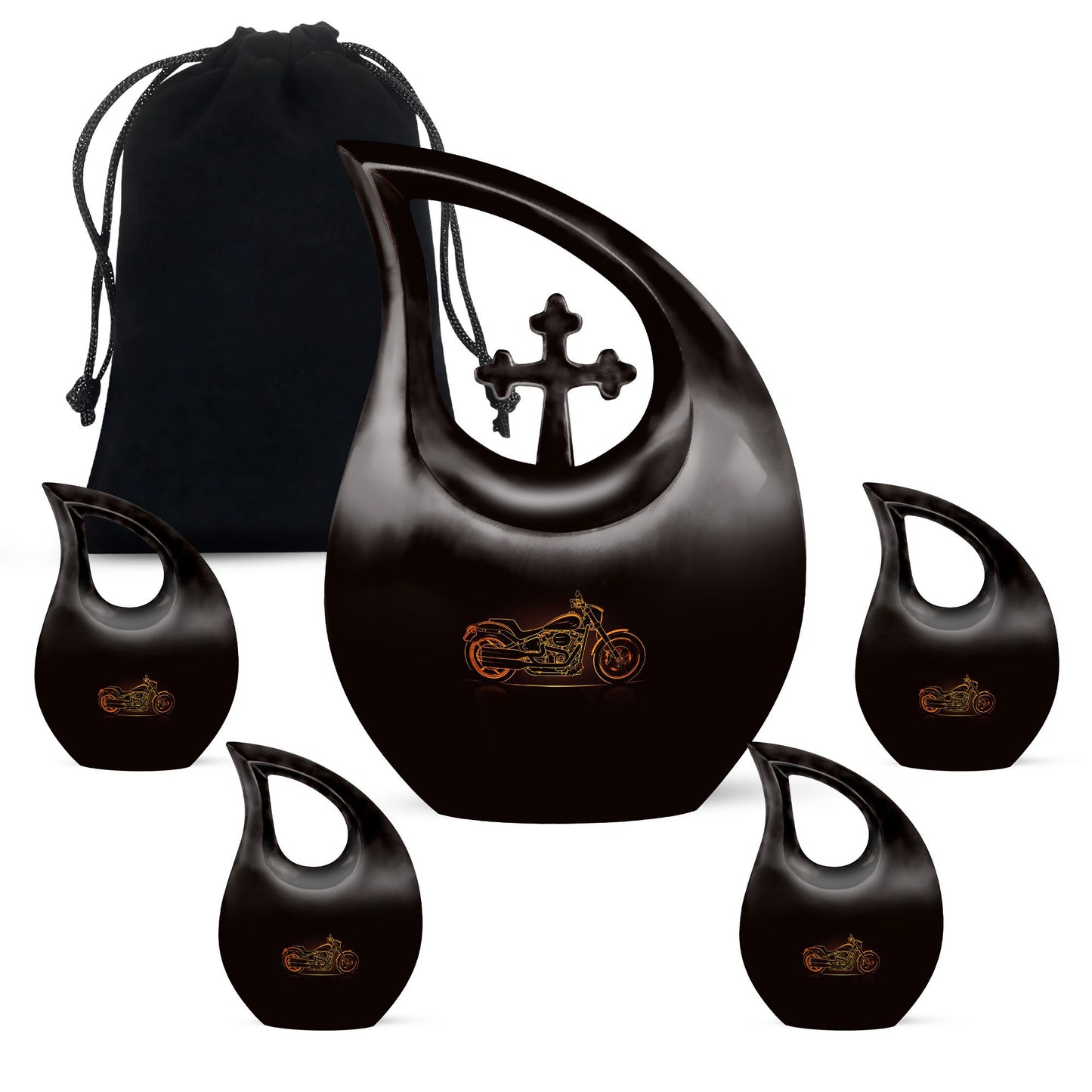 Personalized Religious Cremation Urn for Adult - 10-inch, 200 cu in - Yatskia