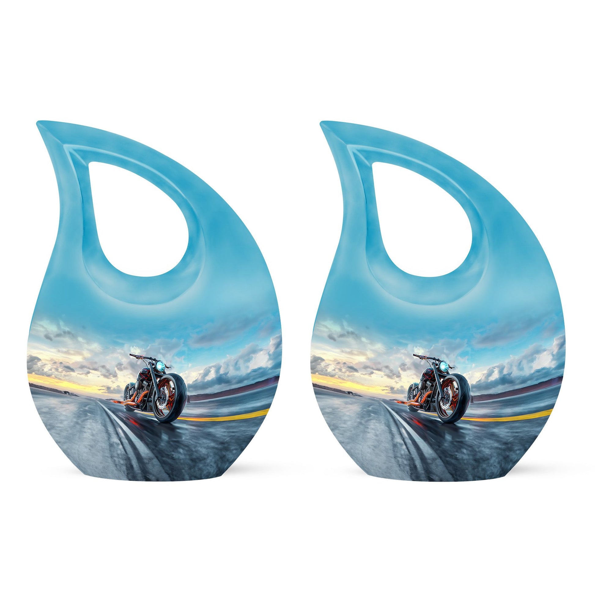 Motorcycle Theme 3 Inch Keepsake Pack of 2