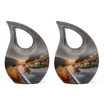 Motorcycle Theme 3 Inch Keepsake Pack of 2