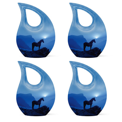 Horse Theme 3 Inch Keepsake Pack of 4