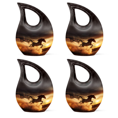 Horse Theme 3 Inch Keepsake Pack of 4