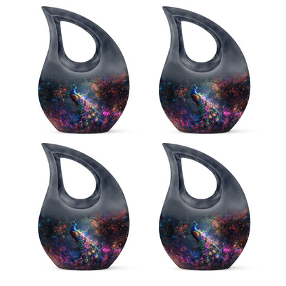 Peacock Theme 3 Inch Keepsake Pack of 4