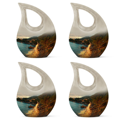 Peacock Theme 3 Inch Keepsake Pack of 4