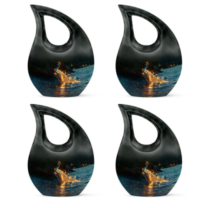 Peacock Theme 3 Inch Keepsake Pack of 4