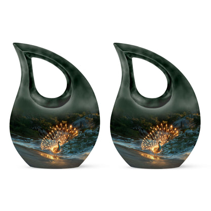 Peacock Theme 3 Inch Keepsake Pack of 2