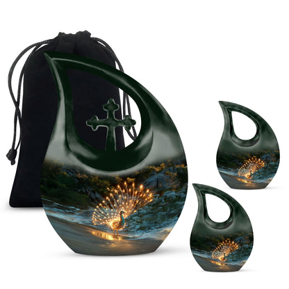 Personalized Bird Keepsake Urn for Human Ashes - 10-inch, 200 cu in - Yatskia