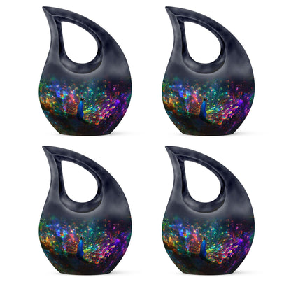 Peacock Theme 3 Inch Keepsake Pack of 4