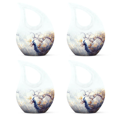 Peacock Theme 3 Inch Keepsake Pack of 4