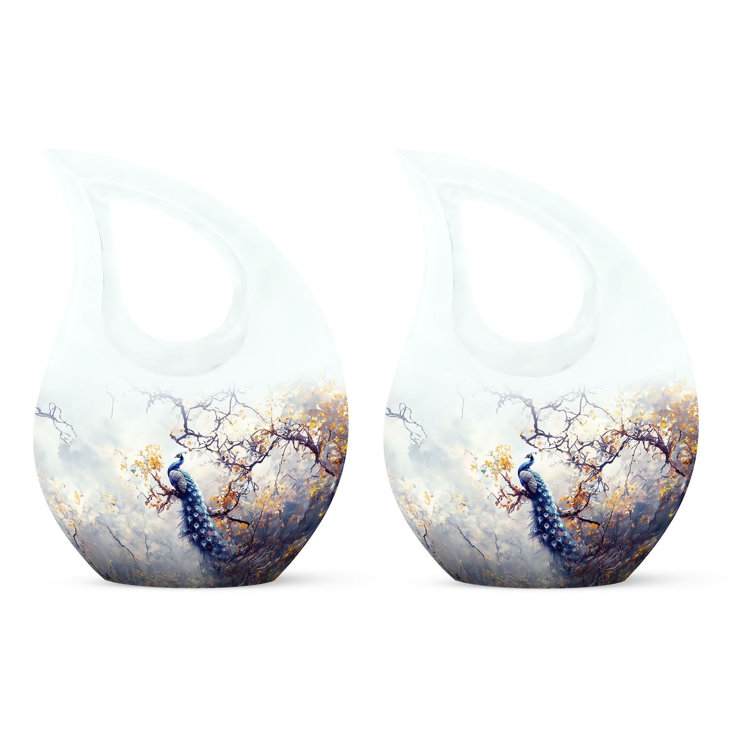 Peacock Theme 3 Inch Keepsake Pack of 2