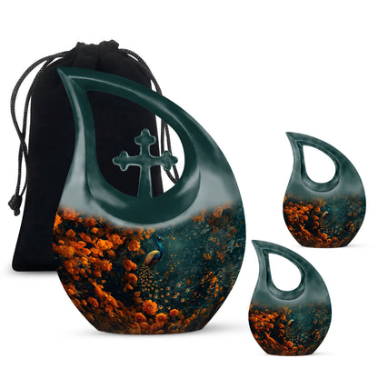 Personalized Bird Keepsake Urn for Human Ashes - 10-inch, 200 cu in - Yatskia