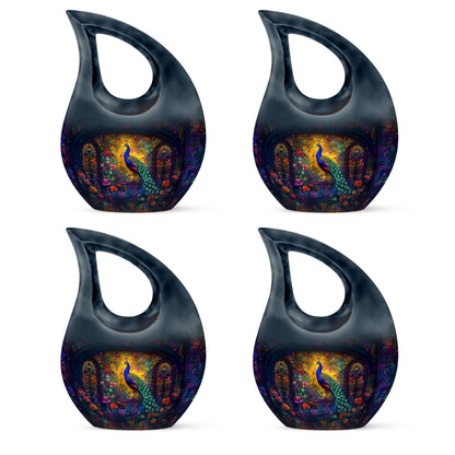Peacock Theme 3 Inch Keepsake Pack of 4