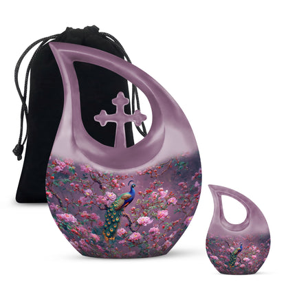 Personalized Bird Cremation Urn for Men & Women - 10-inch, 200 cu in - Yatskia