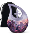 Peacock Burial Urn - Personalized Cremation Urn For Human Ashes For Adult
