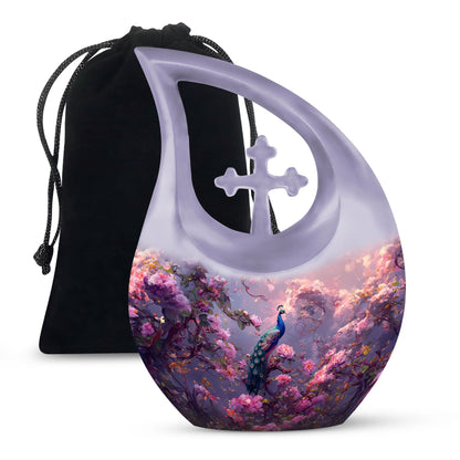 Personalized Bird Cremation Urn for Adult - 10-inch, 200 cu in - Yatskia