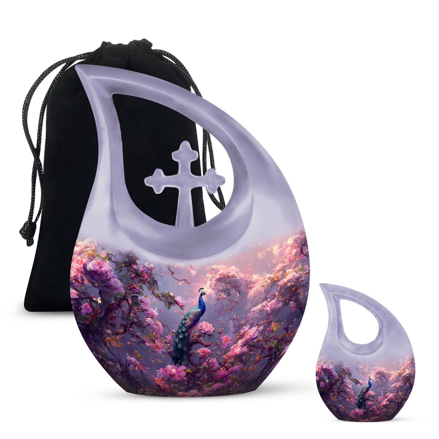 Personalized Bird Cremation Urn for Adult - 10-inch, 200 cu in - Yatskia