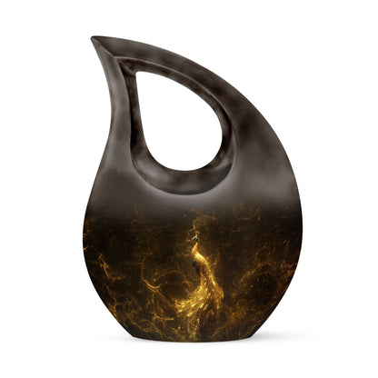 Personalized Bird Cremation Urn for Human Ashes - 10-inch, 200 cu in - Yatskia