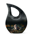 10-inch Sparrow Urn with Cross Drop design, 