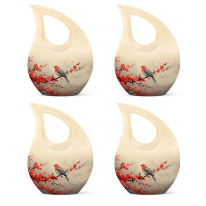 Sparrow themed Cross Drop large urn