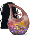 Medium size Sparrow Urn with a 10-inch Cross Drop design 