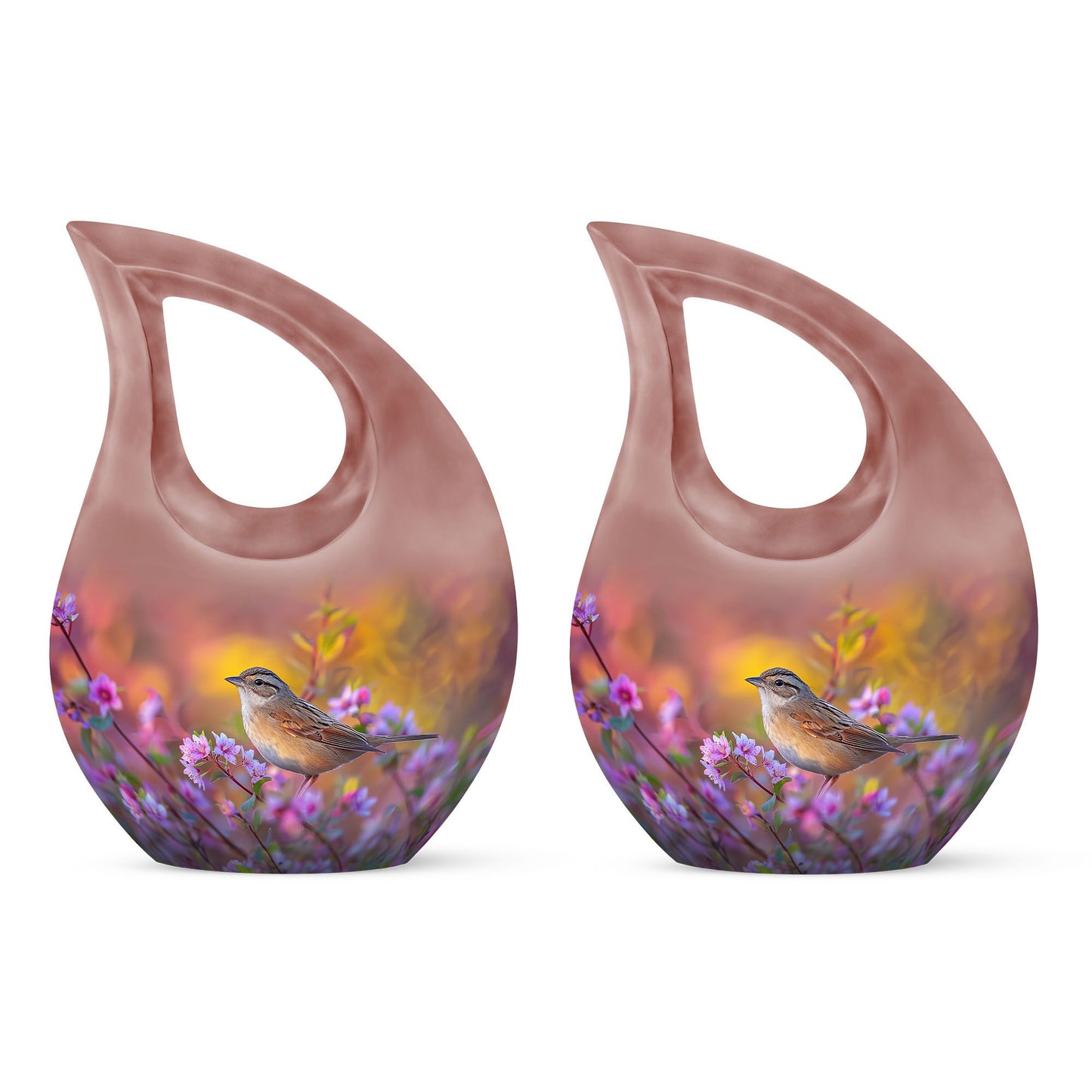 Medium size Sparrow Urn with a 10-inch Cross Drop design 