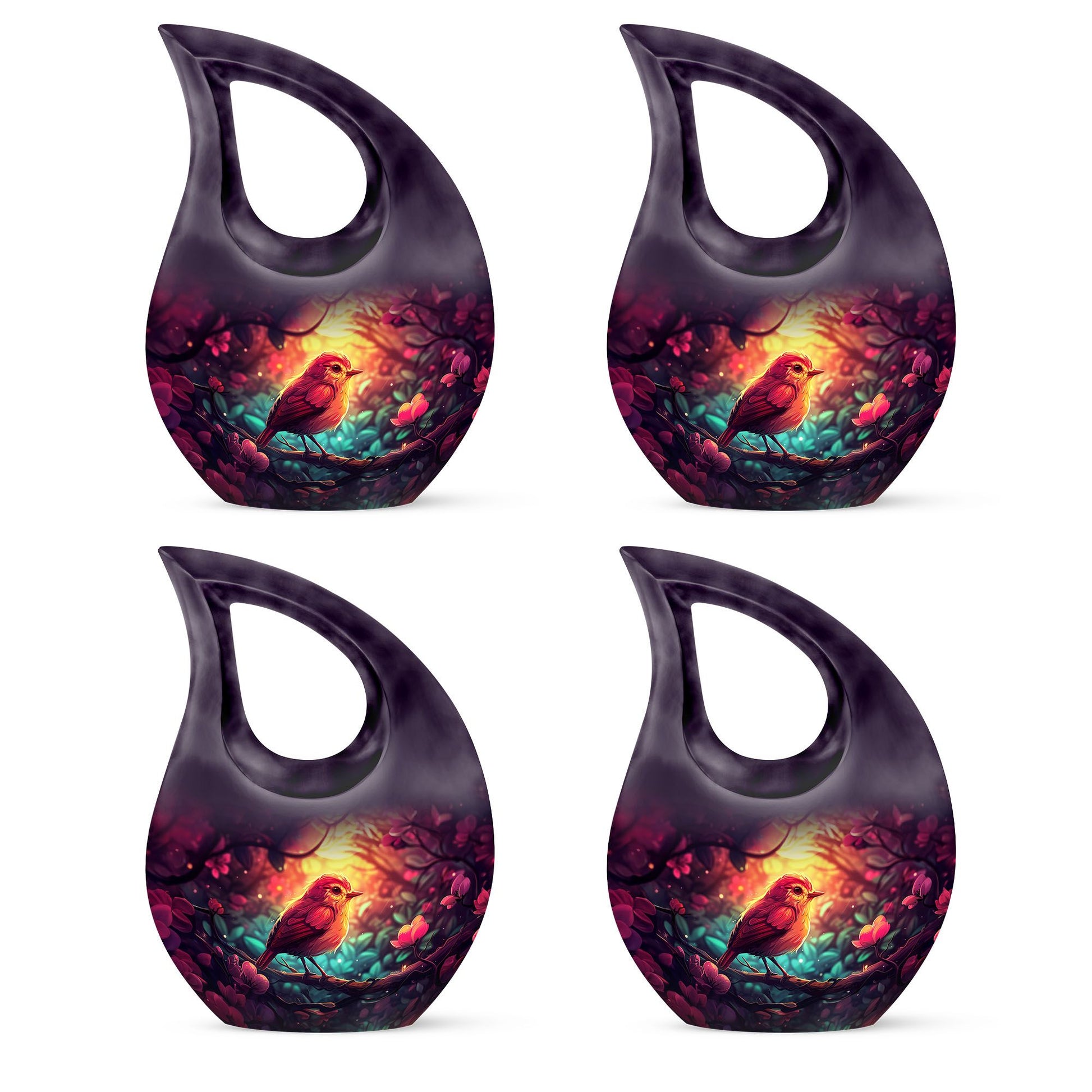 Sparrow Theme 3 Inch Keepsake Pack of 4