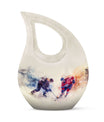 Hockey Cremation Urn - Handcrafted Human Memorial Urn For Female & Male