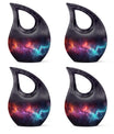 Nebula Galaxy Theme 3 Inch Keepsake Pack of 4