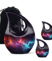 Nebula Galaxy Theme Large Urn With 2 Keepsake Urn
