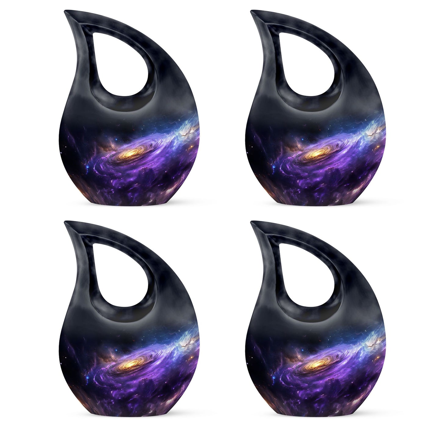 Nebula Galaxy Theme 3 Inch Keepsake Pack of 4